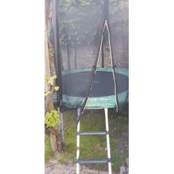 Trampoline Moonwalker 250 m met net en trap