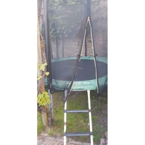 Trampoline Moonwalker 250 m met net en trap