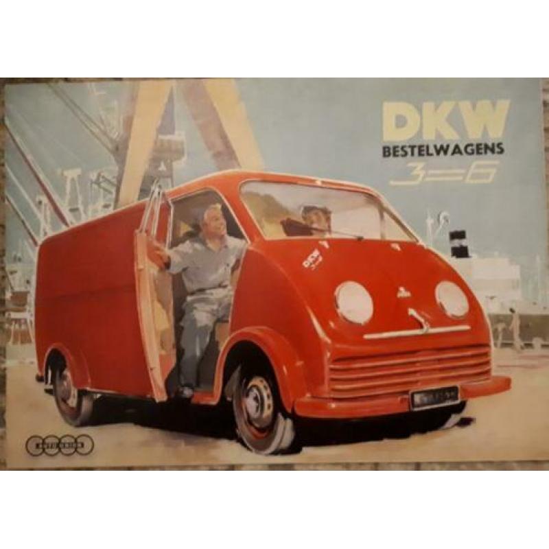 Autofolder DKW bestelwagen 3-6
