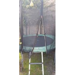 Trampoline Moonwalker 250 m met net en trap