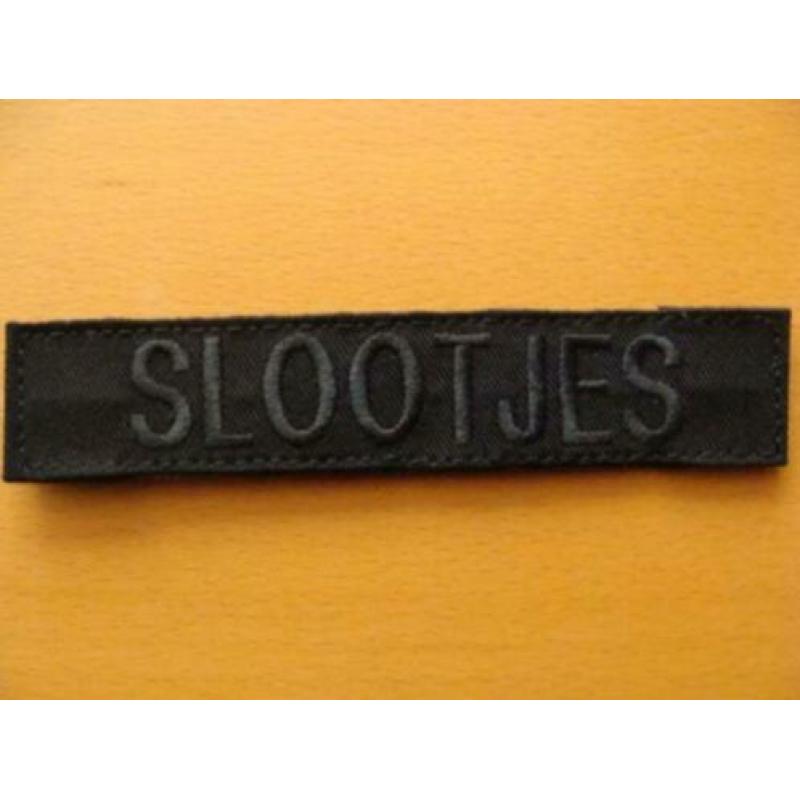 Naamlint Zwart op Zwart, BLACK OPS