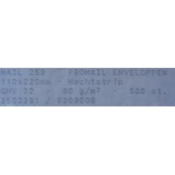 Diverse nieuwe Promail enveloppen