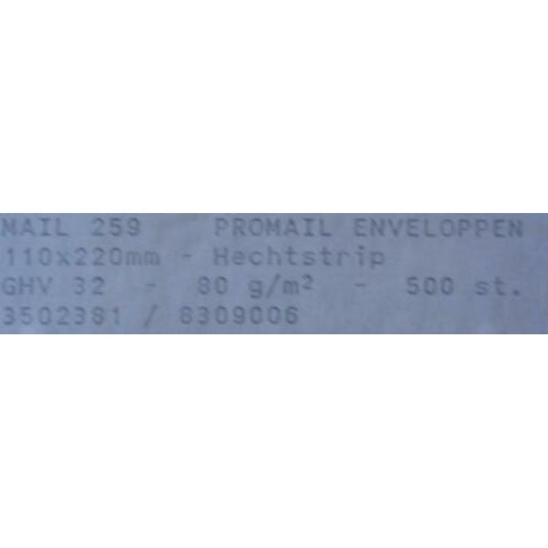 Diverse nieuwe Promail enveloppen
