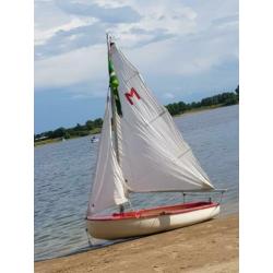 Dubdam - Middellandse zee jol zeilboot, 3 meter Zeilklaar