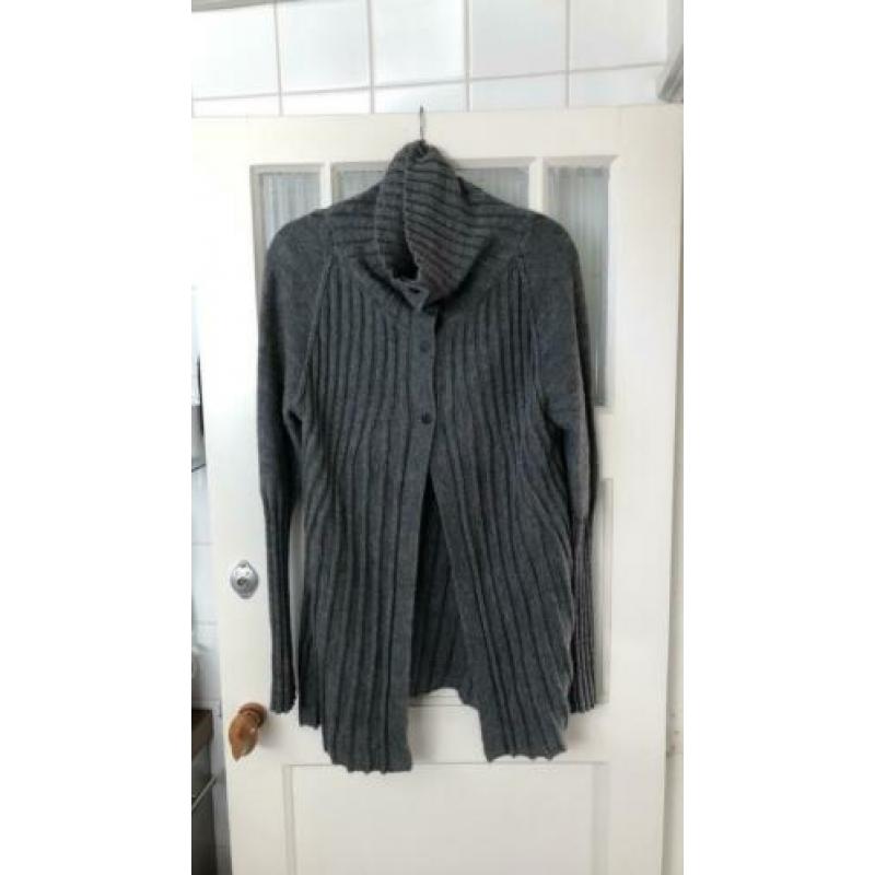 Sarah Pacini grijs vest one size