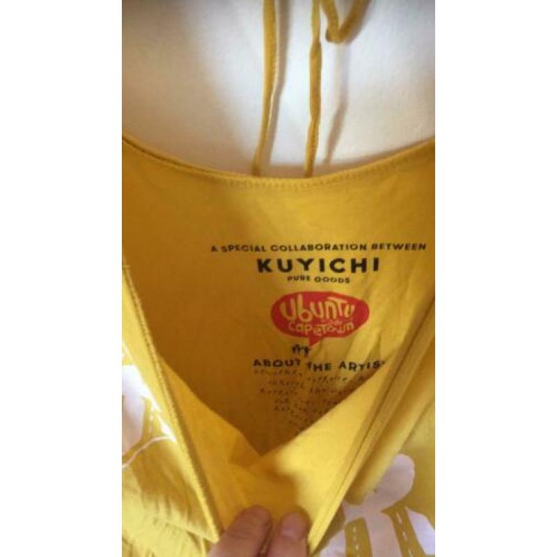 Kuyichi top shirt geel zgan maat L