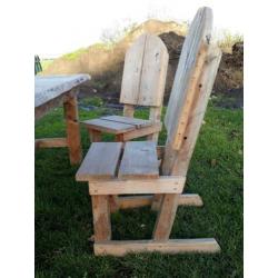 Tuintafel met 2 stoelen