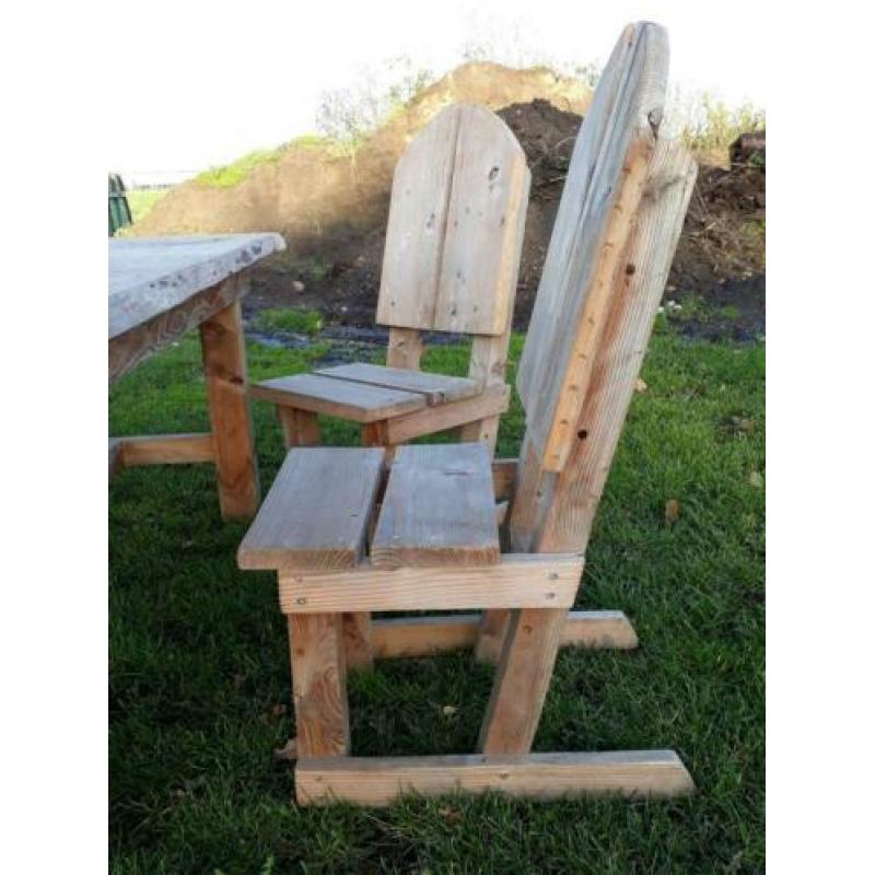 Tuintafel met 2 stoelen