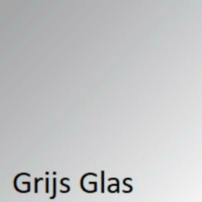 Schuifdeur nis 120 cm Grijs glas Ben Futura chroom