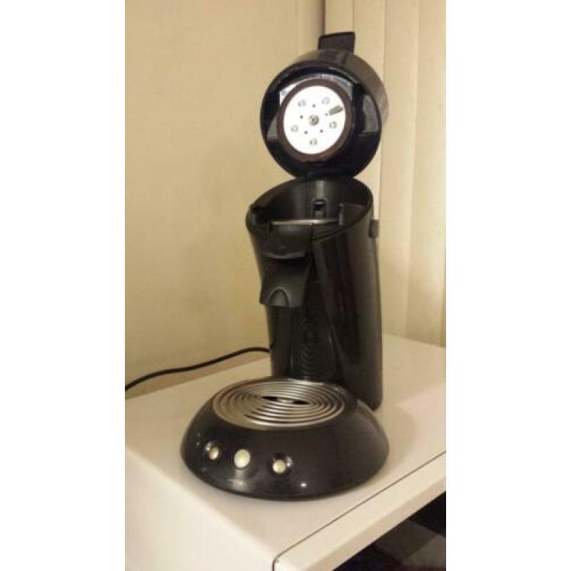 Philips Senseo apparaat met koffiepadhouder.