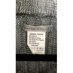 Sarah Pacini grijs vest one size