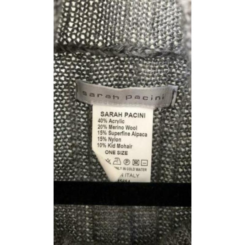 Sarah Pacini grijs vest one size
