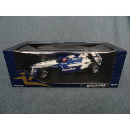 F1 BMW Williams launch car 2002 Montoya Minichamps 1:18