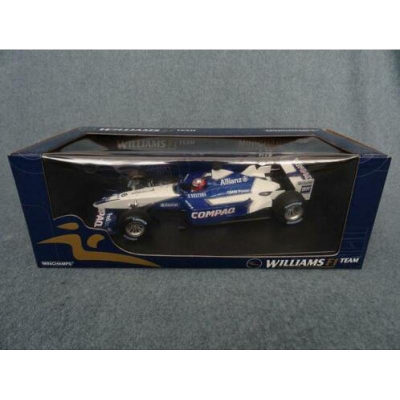 F1 BMW Williams launch car 2002 Montoya Minichamps 1:18