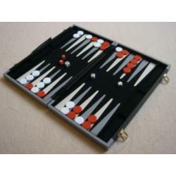 LEUK: DeLUXE Backgammon XL Koffer (45,5 x 26,5/53 cm)