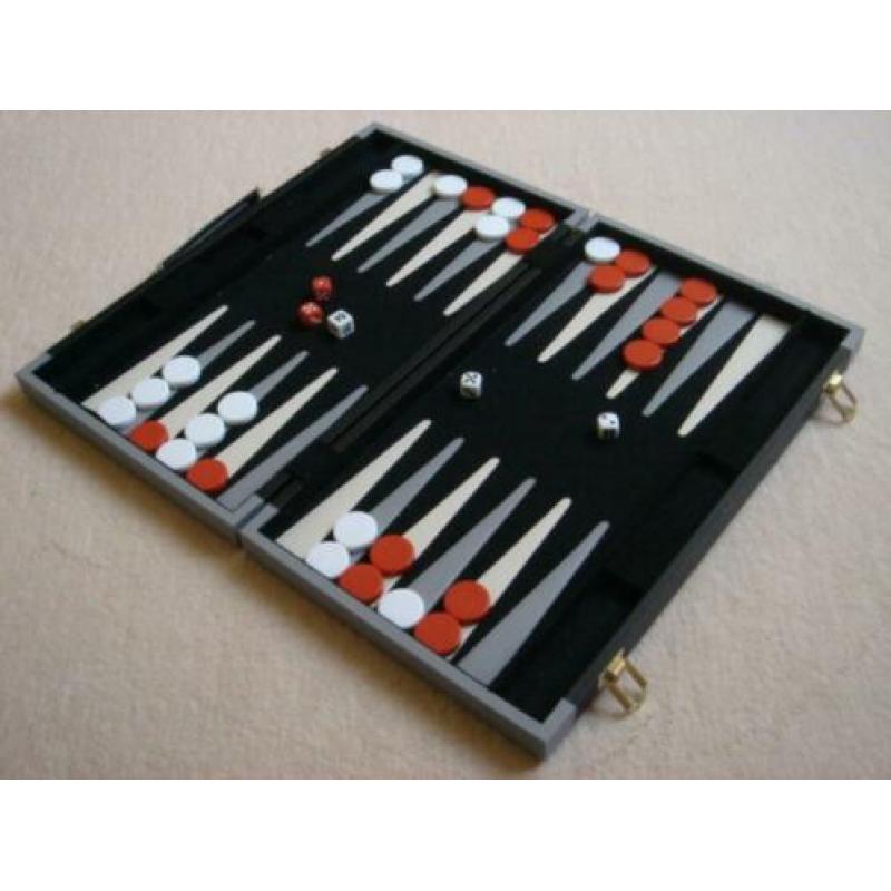 LEUK: DeLUXE Backgammon XL Koffer (45,5 x 26,5/53 cm)