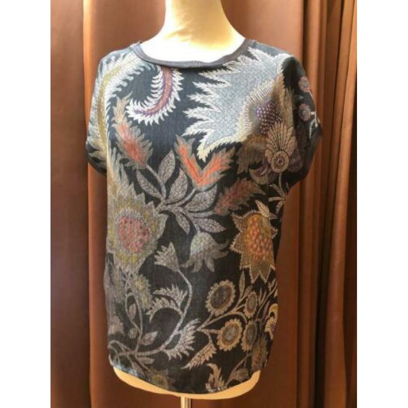 Luisa Cerano shirt bloemenprint mt36