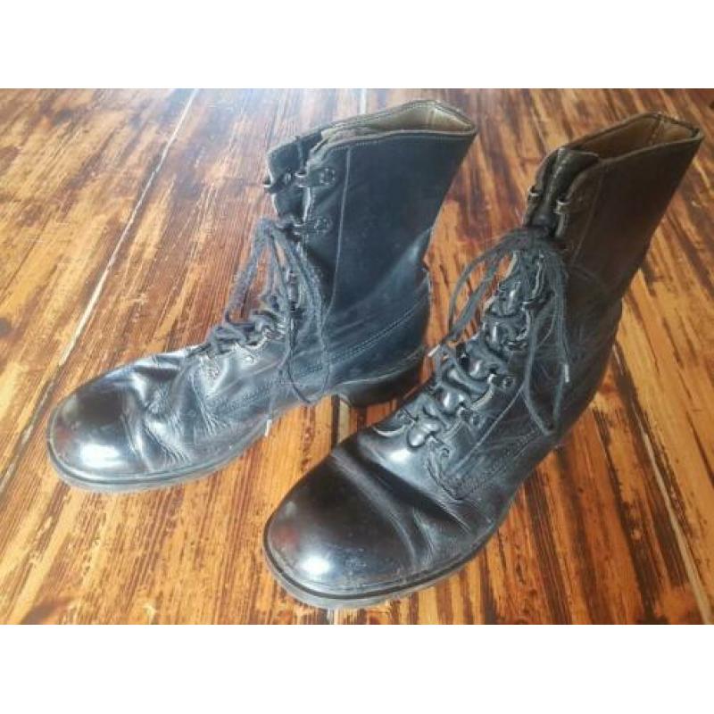 Soldatenkisten kistjes 44 vintage retro leren schoenen