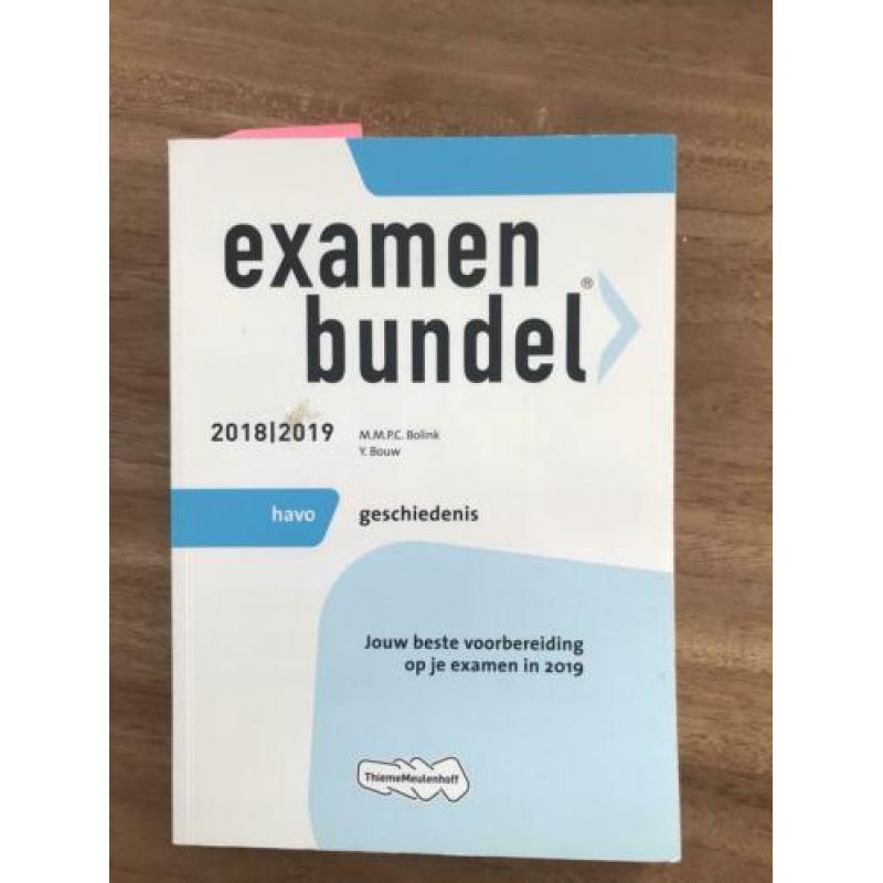 Examenbundels havo en vwo