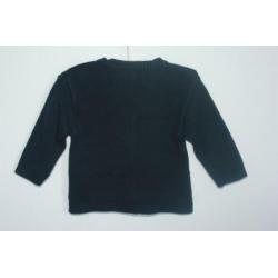 Donkerblauw vestje van Petit Bateau maat 68 (3176)