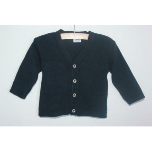 Donkerblauw vestje van Petit Bateau maat 68 (3176)