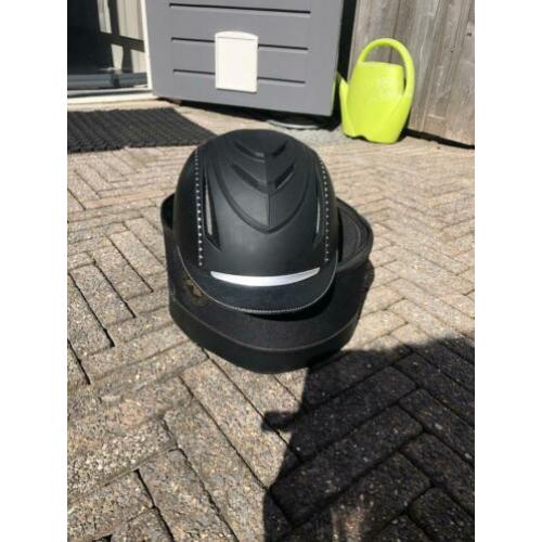 Harry horse cap viper strass steentjes croco leer mt 58t/m61
