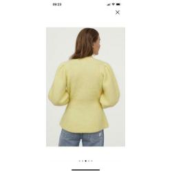 H&M Trui van wol mix met peplum