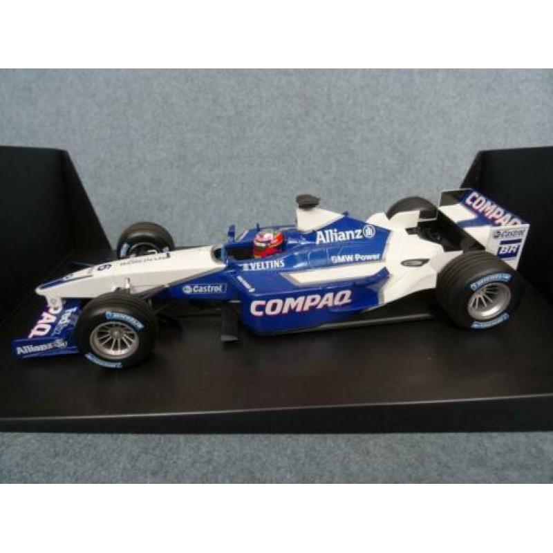 F1 BMW Williams launch car 2002 Montoya Minichamps 1:18