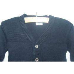 Donkerblauw vestje van Petit Bateau maat 68 (3176)