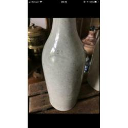 3 Oude Franse bier fles vaas antieke bierflessen
