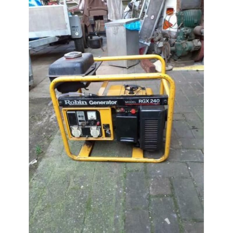 Goede Robin agregaat werkt goed bel 0641541084 gr mag ook zo