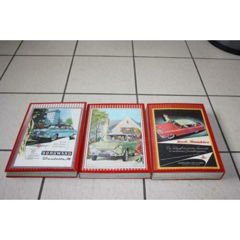 3 boeken gebonden HET AUTOMOBIEL