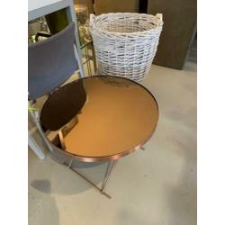 Glazen rosé kleur tafel ZUIVER/ nieuw