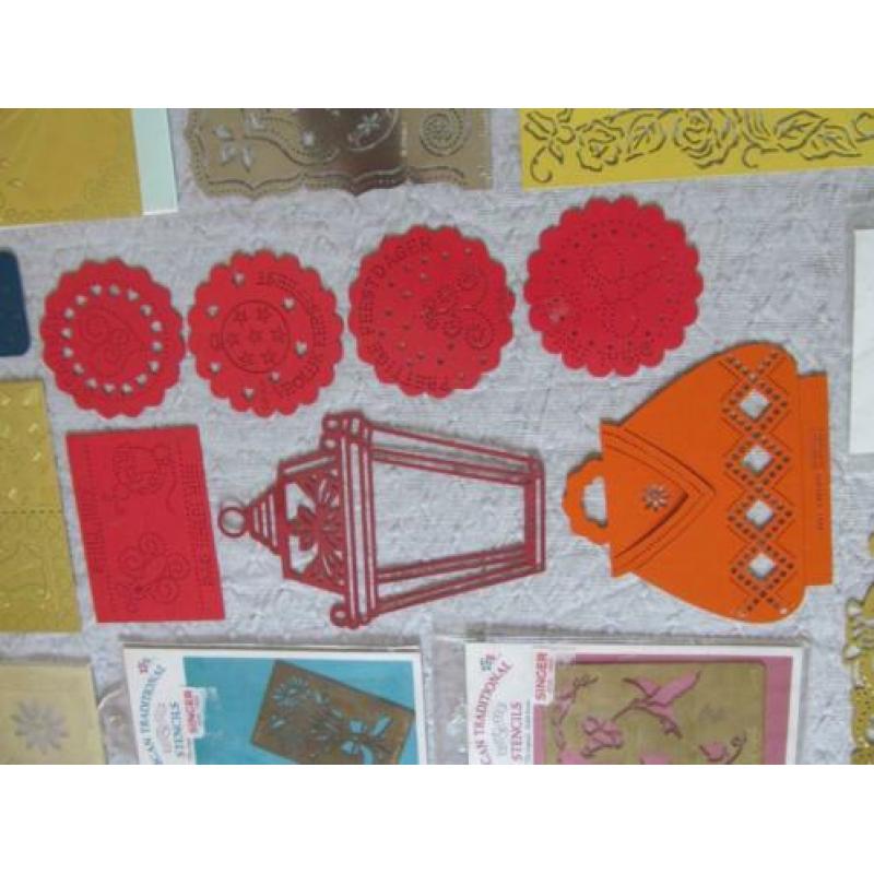 20 Embossing Sjablonen verschillende merken