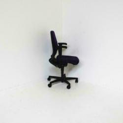 Ahrend 230 Bureaustoelen, Burostoelen,Hoge rug, PAARS/Zwart