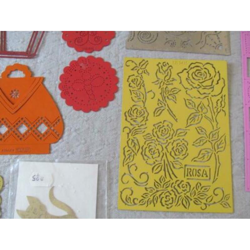 20 Embossing Sjablonen verschillende merken