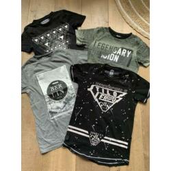 4x T-shirt Antony morato, en non merk gratis broek 152 158