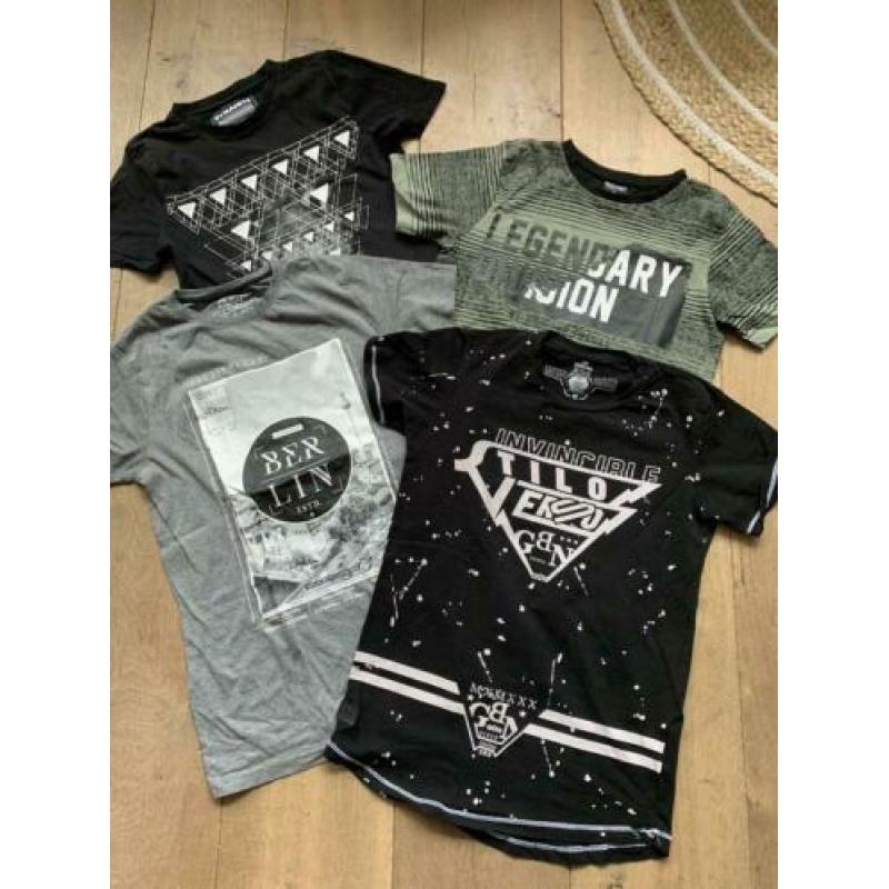 4x T-shirt Antony morato, en non merk gratis broek 152 158