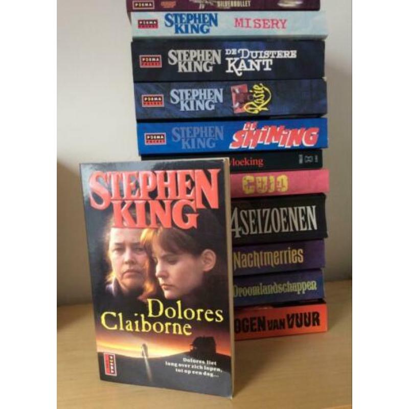 Thrillers Stephan King 19x + video’s en dvd
