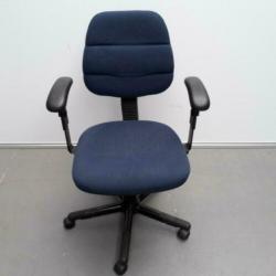 Drisag bureaustoel - blauwe stof