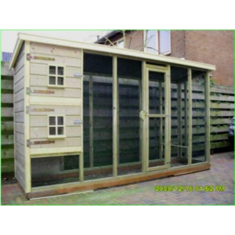 FLAT hamsterhok hamsterkooi buiten hamsterflat konijnenhok