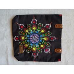 Totebag. Mandela. Zwart. Waterproof. Rits. Incl. Levering