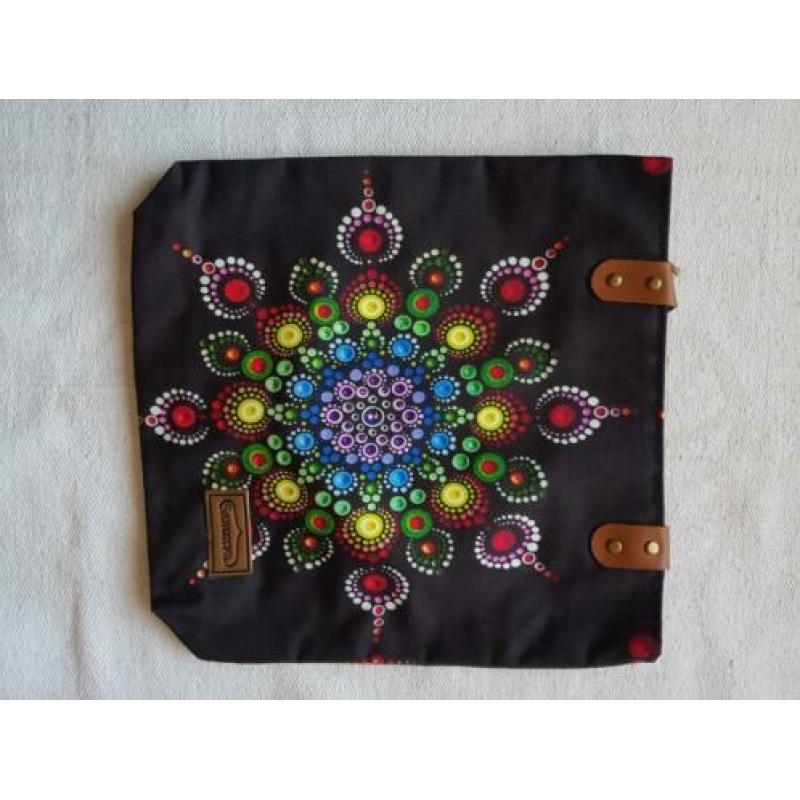 Totebag. Mandela. Zwart. Waterproof. Rits. Incl. Levering