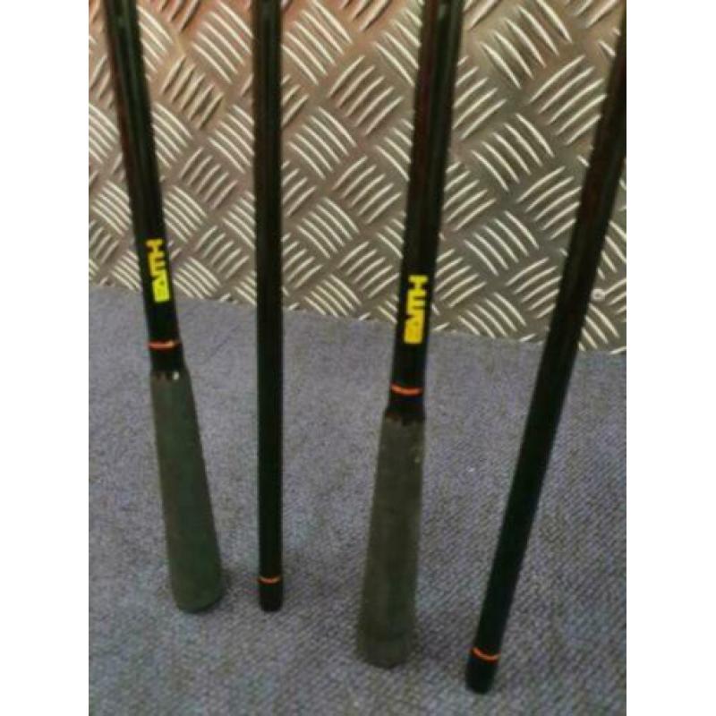 2x Faith Slender 9ft karper hengels.