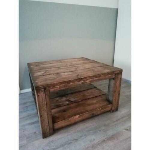 Salontafel hout old look tafel