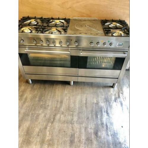 Zeer luxe Boretti gasfornuis 6 pits met coupe de feu 150 CM