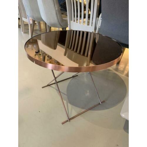 Glazen rosé kleur tafel ZUIVER/ nieuw
