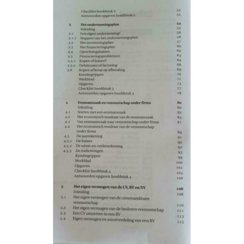 BV in balans Financiering deel 2A