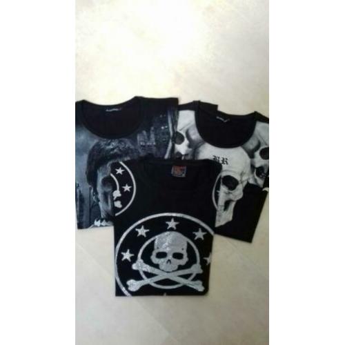 3 stoere shirts mt. 158/164.