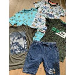 4x T-shirt Antony morato, en non merk gratis broek 152 158